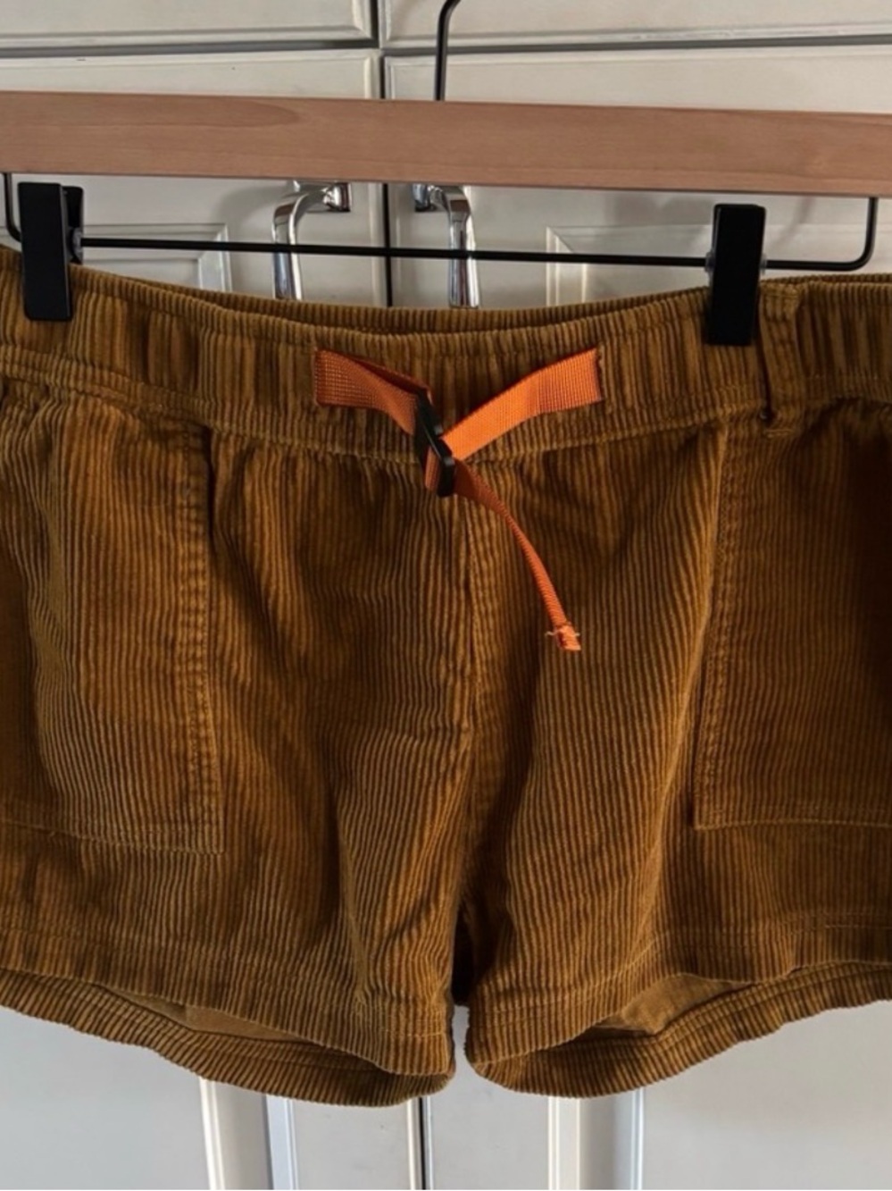 Women's Passenger Brand Corduroy Shorts Mustard